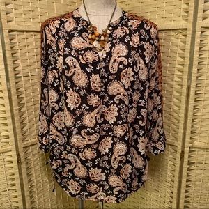 Multi-pattern Blouse